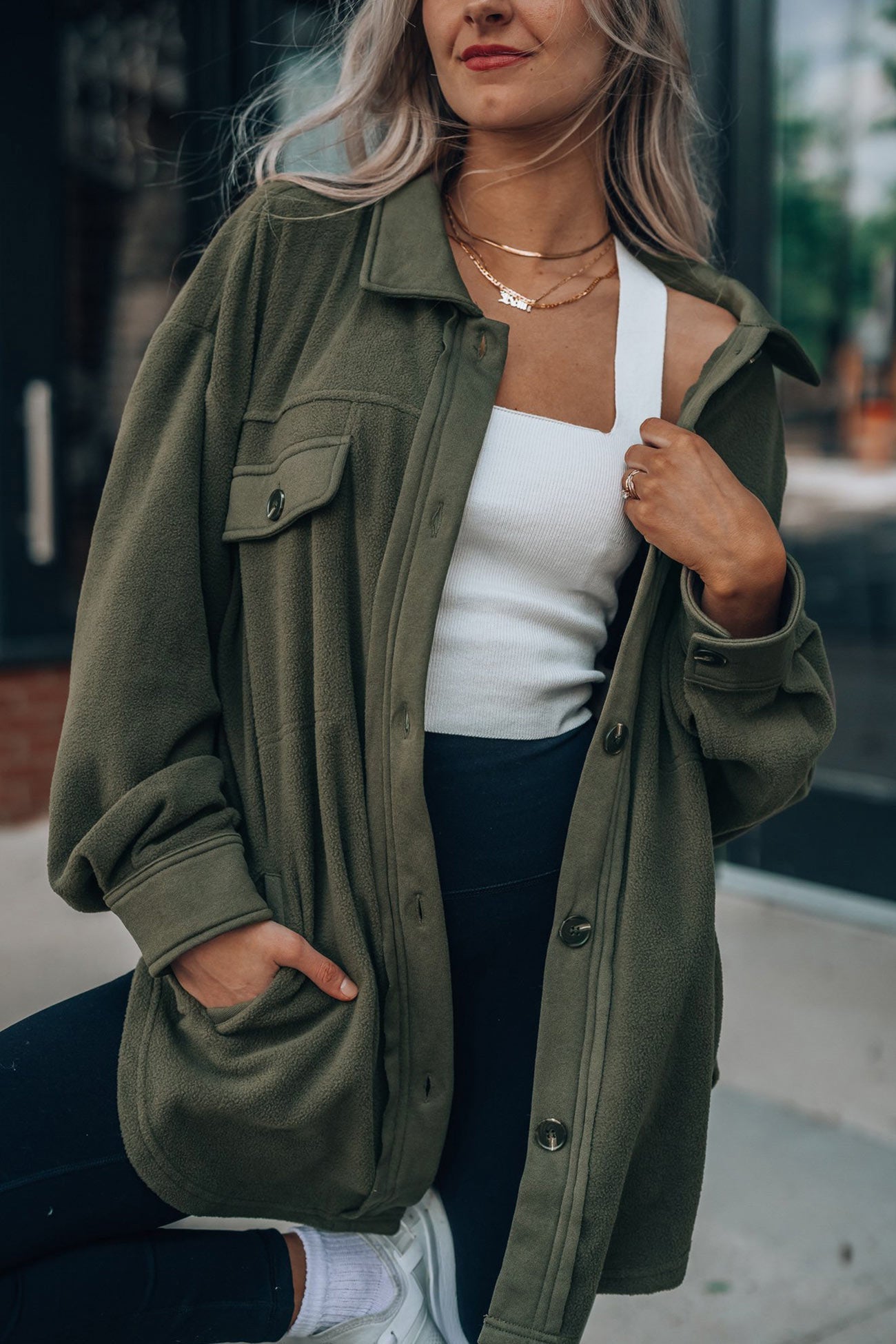 Wihara | Veste à simple boutonnage avec poches