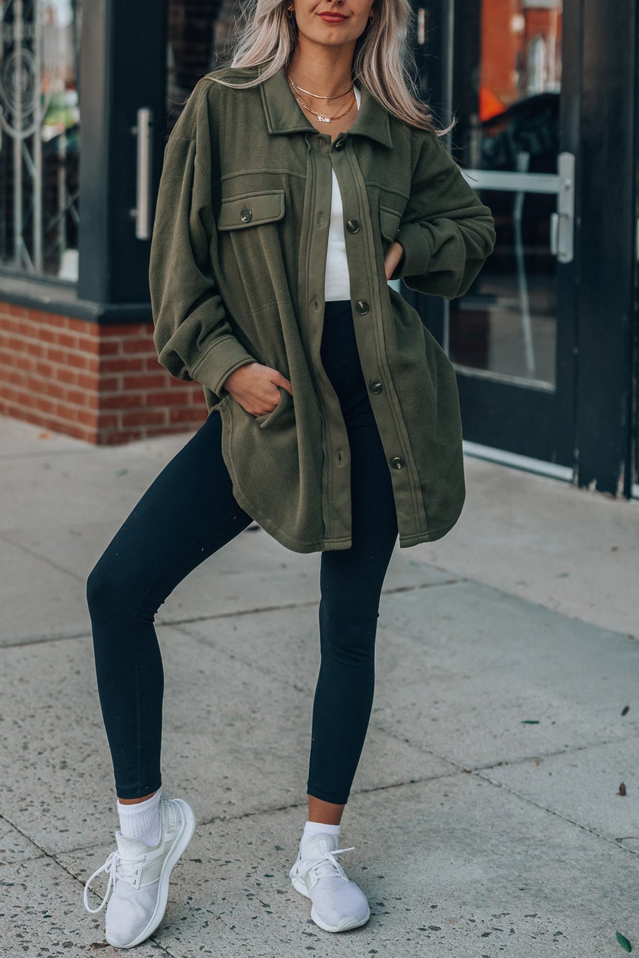 Wihara | Veste à simple boutonnage avec poches