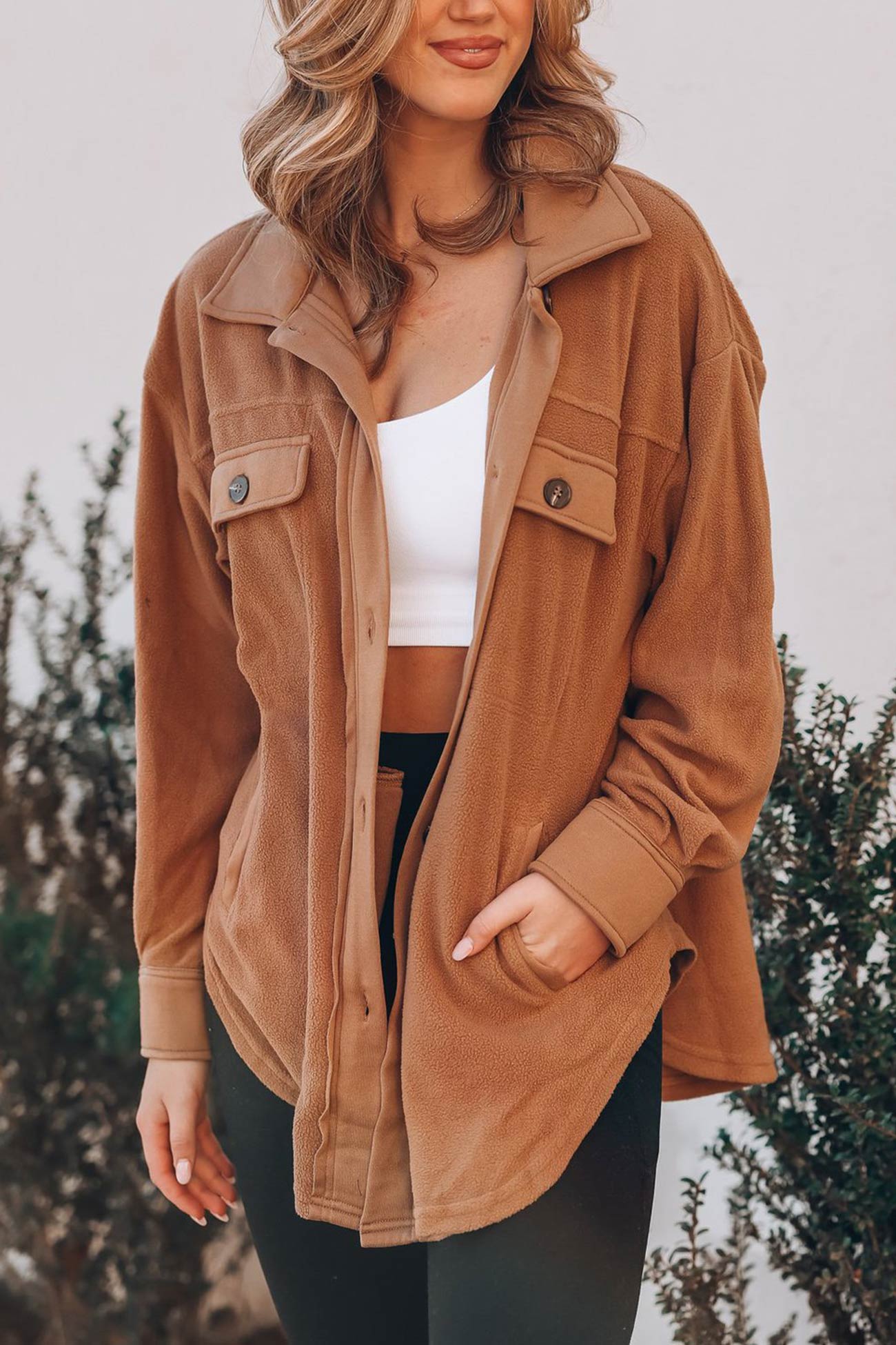 Wihara | Veste à simple boutonnage avec poches