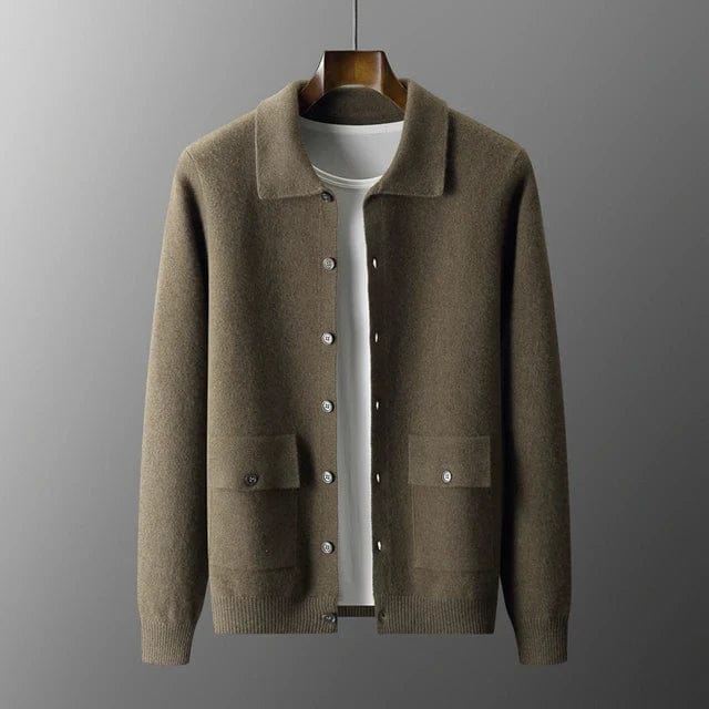 Bellachicha - Kaschmir Strickjacke mit Knopfleiste