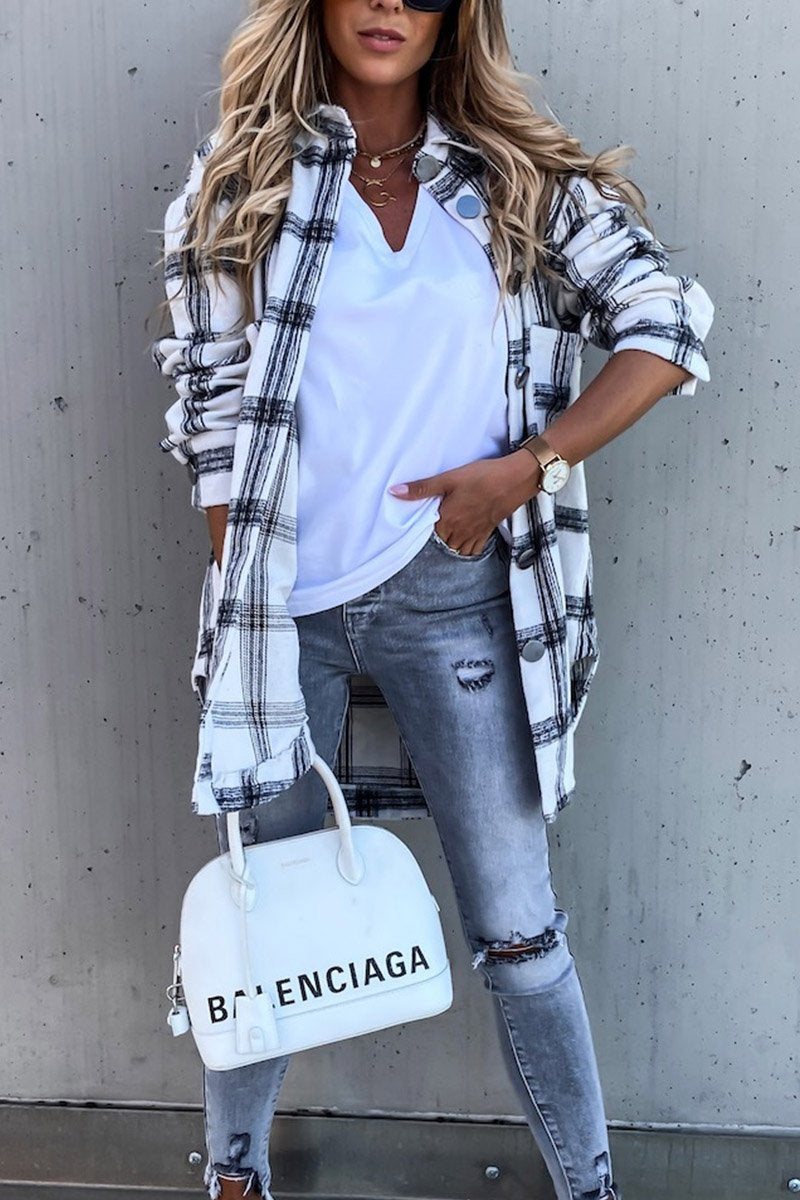 Amiyah | Surchemise à carreaux