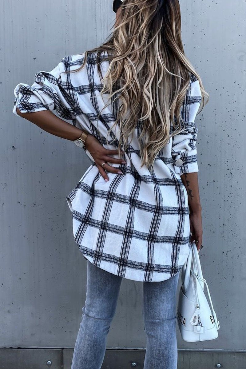 Amiyah | Surchemise à carreaux