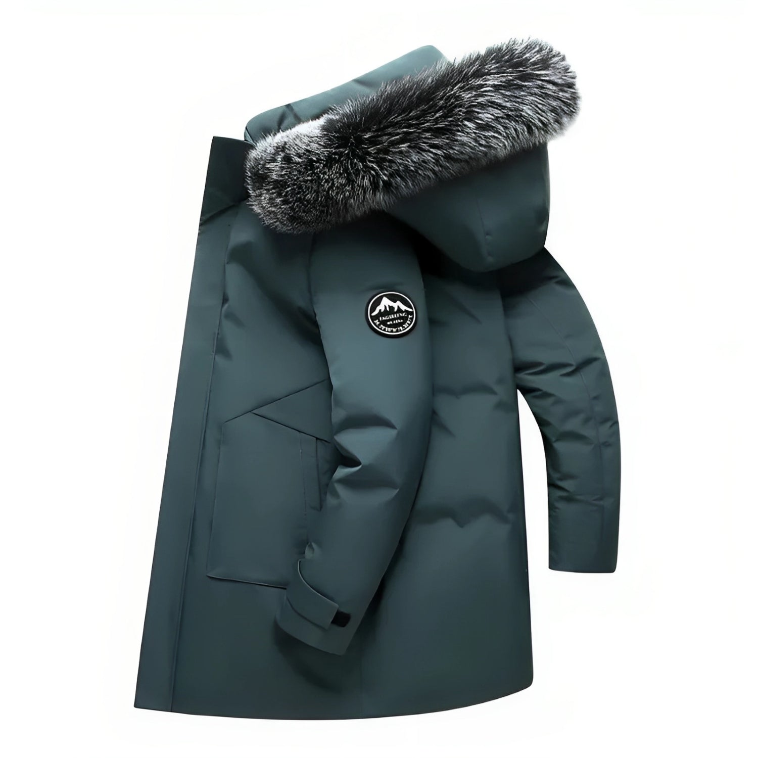 Gabriel - Winterjacke mit Kapuze mit Fellkragen