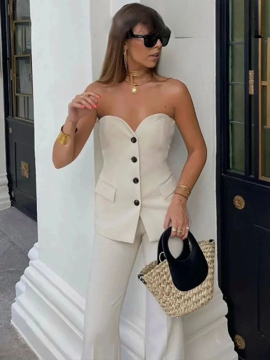 Pauline | Luxus Flip Satin Gespleißt Korsett Stil Anzug