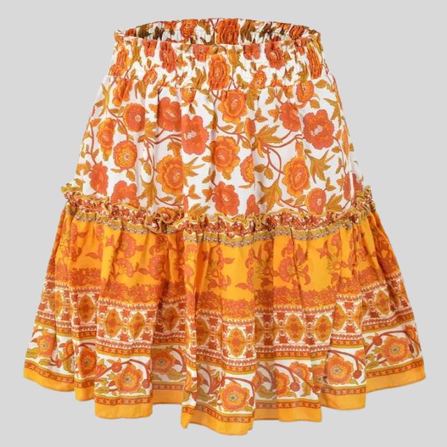 Tessa | Bohème-rock mit rüschen