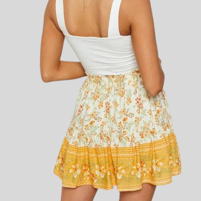 Tessa | Bohème-rock mit rüschen