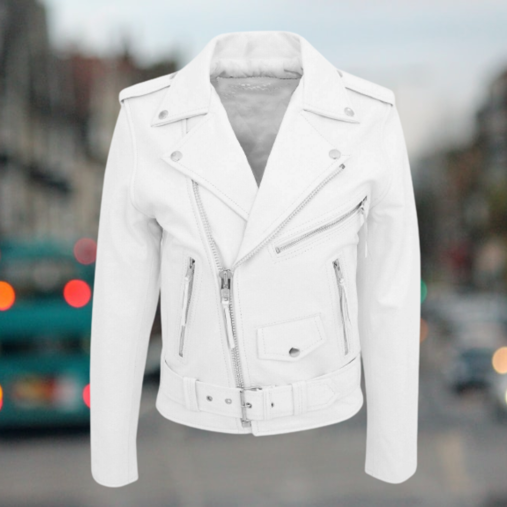 Veste en cuir cool pour homme