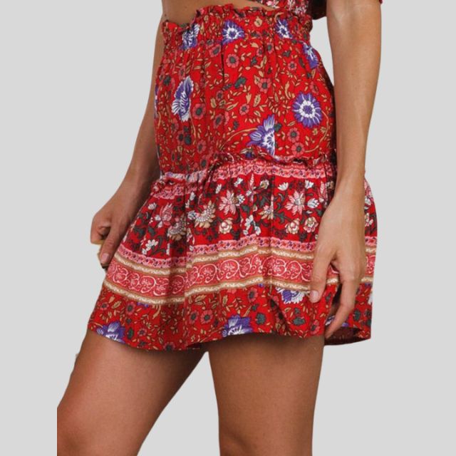 Tessa | Bohème-rock mit rüschen