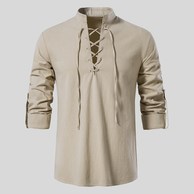 Leo – Polo doux à manches longues aux couleurs unies
