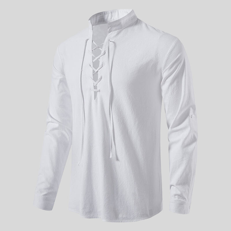Leo – Polo doux à manches longues aux couleurs unies