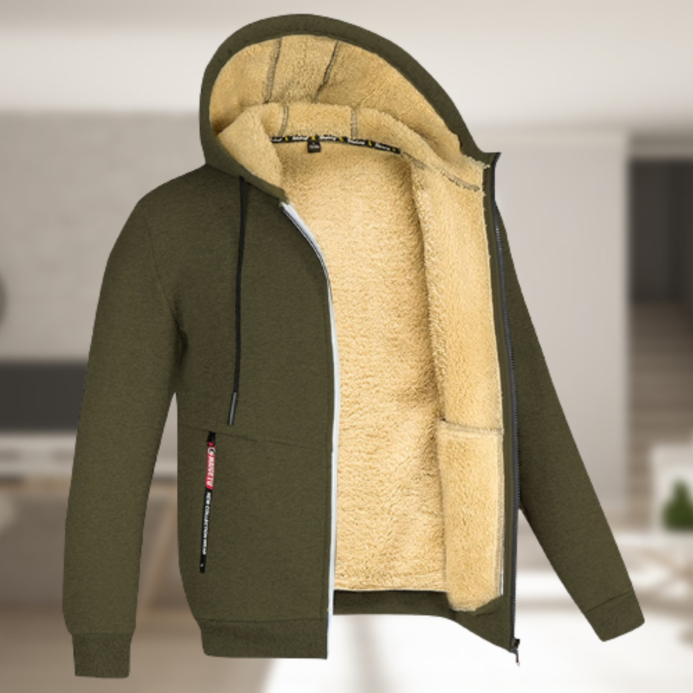 Renzo | Vestes élégantes pour hommes avec doublure polaire zippée