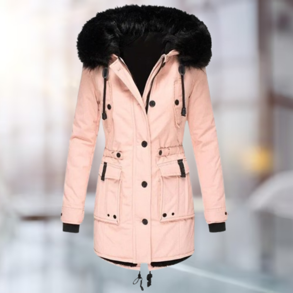 Anderson | Manteau élégant à col en coton et laine