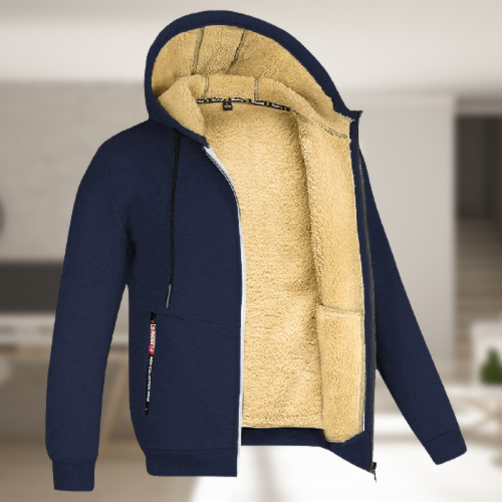 Renzo | Vestes élégantes pour hommes avec doublure polaire zippée