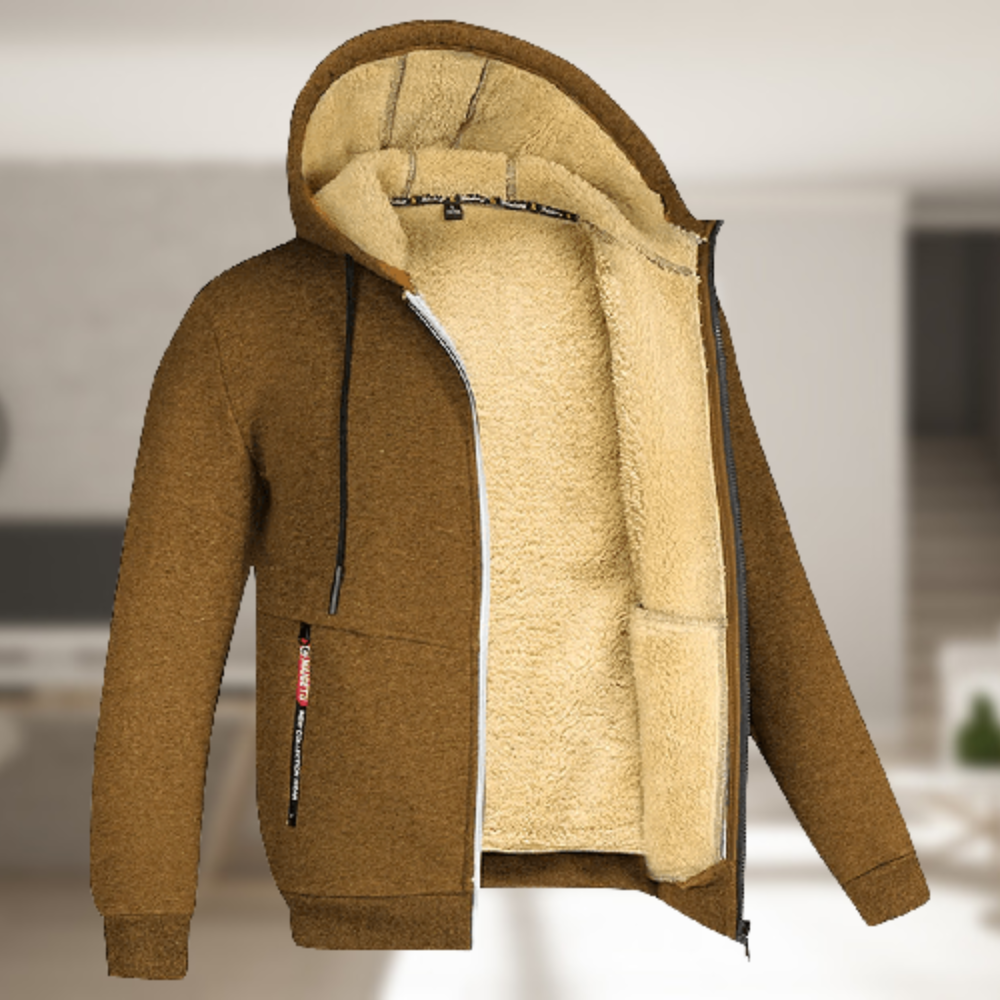 Renzo | Vestes élégantes pour hommes avec doublure polaire zippée