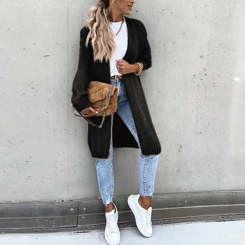 Sarah | Cardigan tricoté décontracté à manches longues