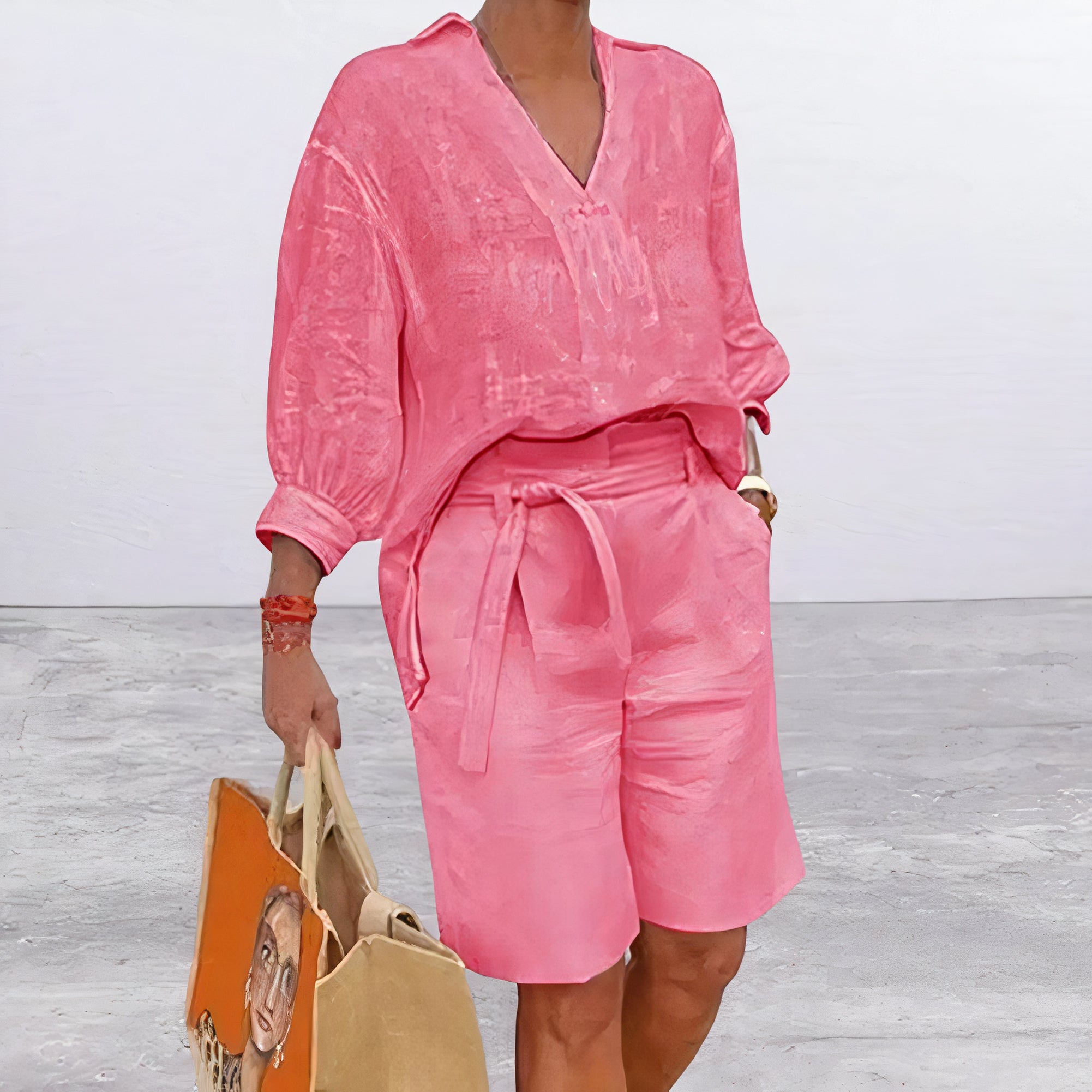 Danice - Ensemble short et chemisier