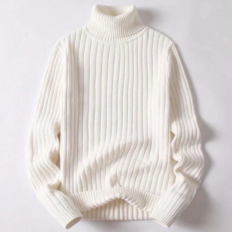 Pull col roulé en laine mérinos pour homme - Wyatt