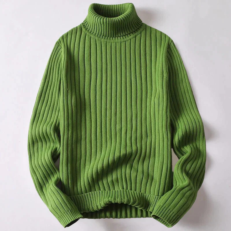 Pull col roulé en laine mérinos pour homme - Wyatt