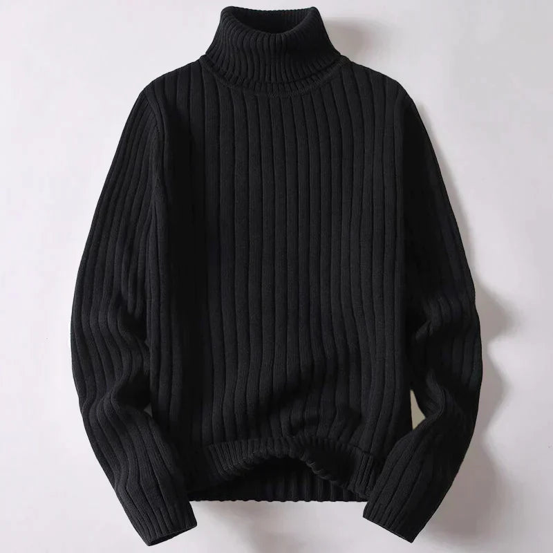 Pull col roulé en laine mérinos pour homme - Wyatt