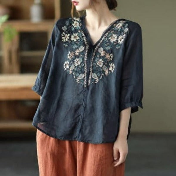Bellachicha | Bestickte Damenbluse