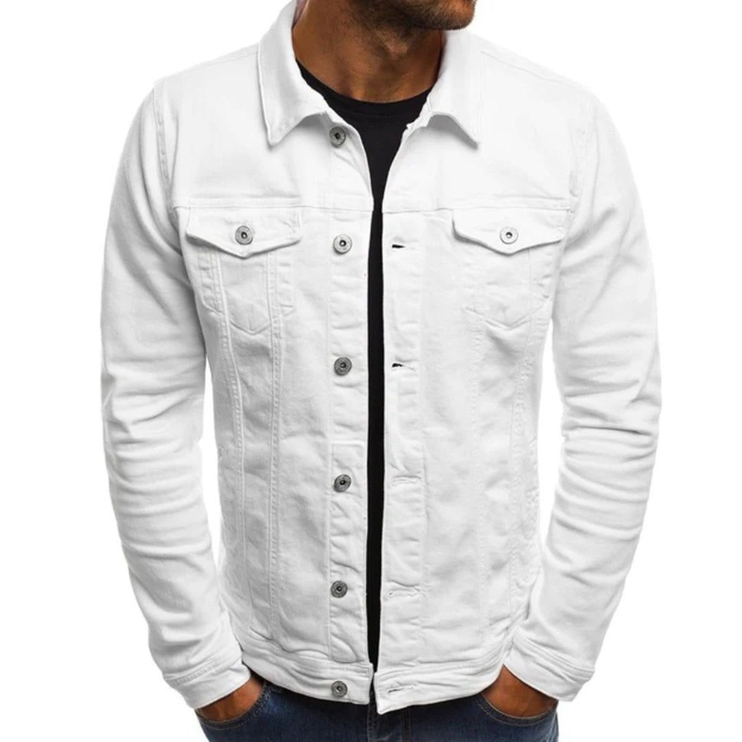 Jarred - Langärmelige, schmale Jeansjacke