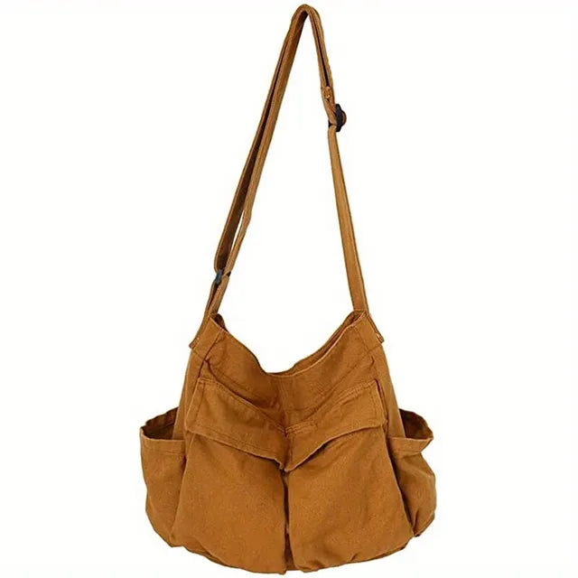 Bellachicha – Damen-Umhängetasche im Vintage-Stil aus Canvas