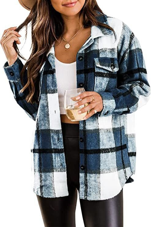 Chemise boutonnée à carreaux WOLF