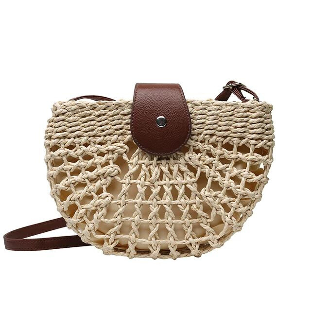 Sommer Crossbody Strohsack