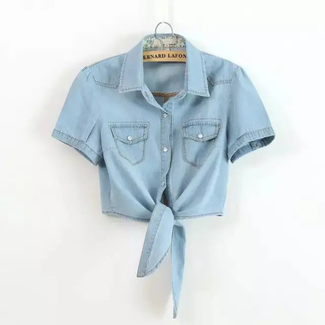 Bellachicha - Trendiges Denim-Top