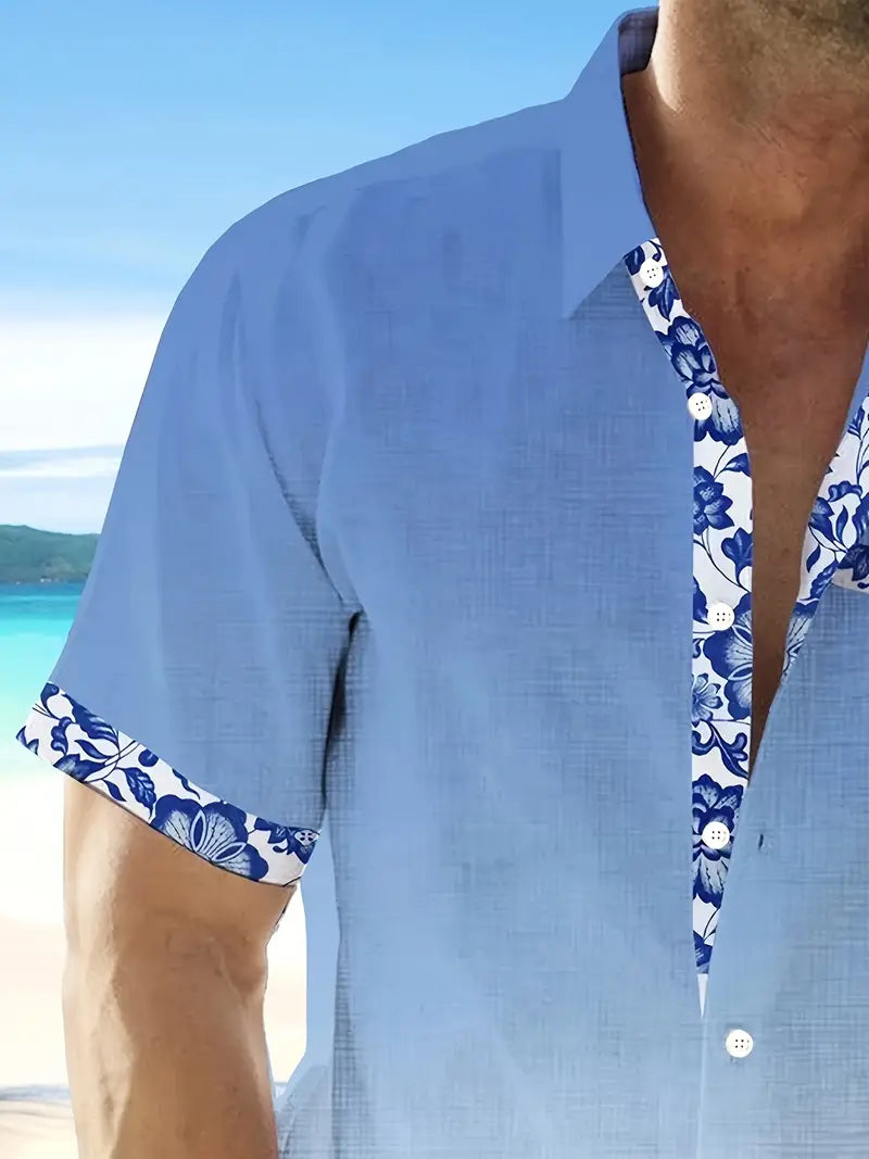 Alexander – chemise à manches courtes à motif floral pour homme