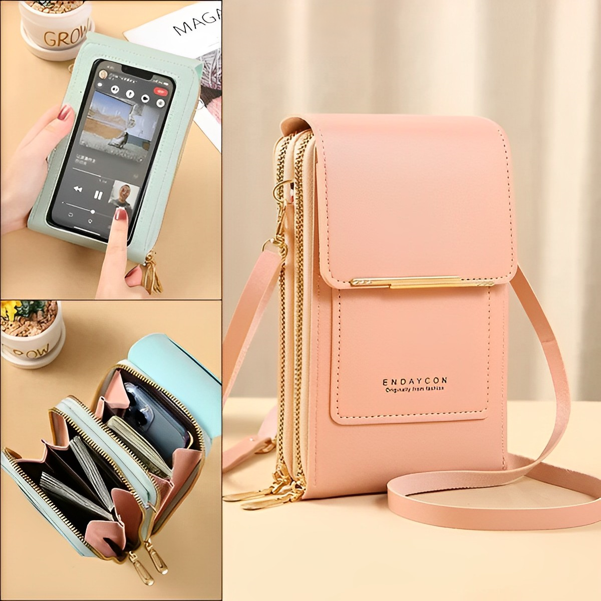 Bellachicha - Petit sac bandoulière pour téléphone
