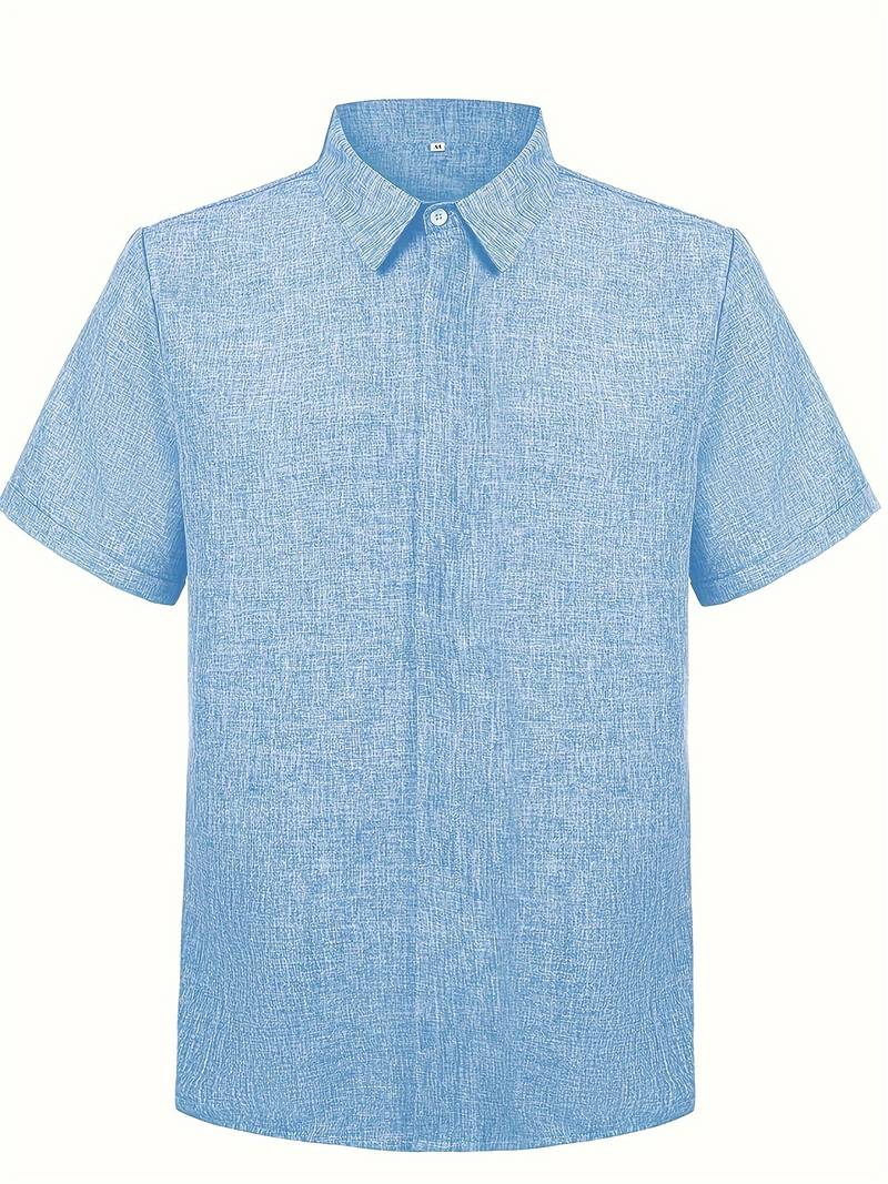 Alexander – chemise élégante à manches courtes boutonnée pour homme