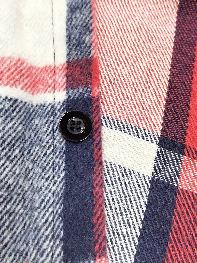 Jeremy – veste chemise à carreaux à manches longues