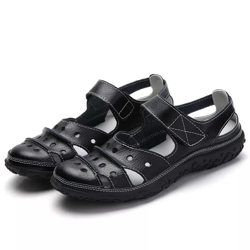 Blair – sandales orthopédiques à ressorts avec fermeture velcro confortable