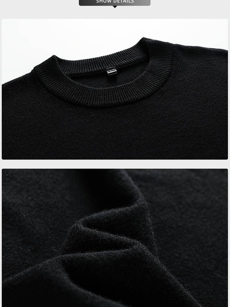 Christopher – Pull col rond manches longues pour homme