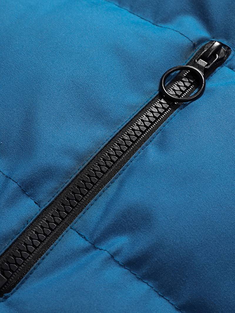Elijah – veste matelassée décontractée au design color block