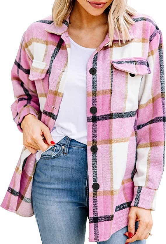 Chemise boutonnée à carreaux WOLF