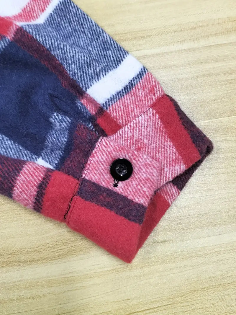 Jeremy – veste chemise à carreaux à manches longues