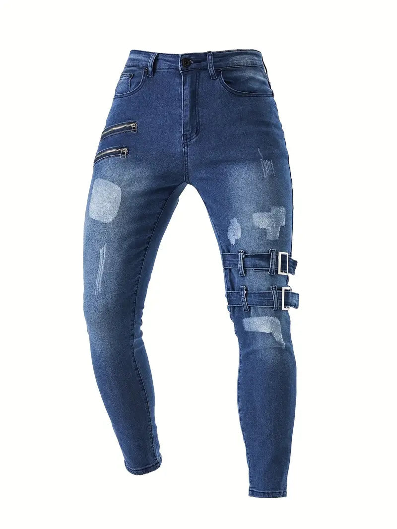 Mason – Jean biker décontracté pour homme
