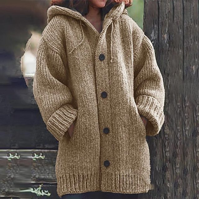 Xénora | Veste longue à capuche
