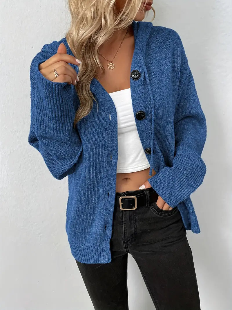Sarah – cardigan élégant avec patte de boutonnage