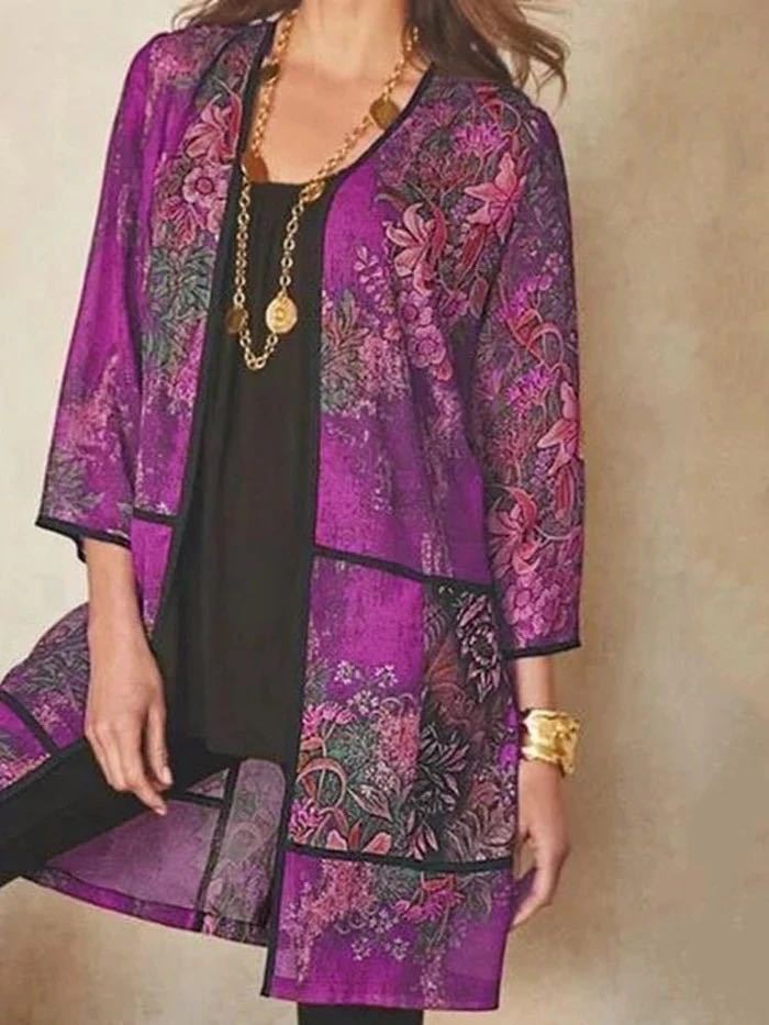 Bellachicha | Classy UV-Schutz Druck Sonnenschutz Shirt Bluse