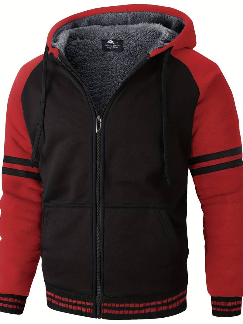 Jason – flauschige jacke mit kapuze