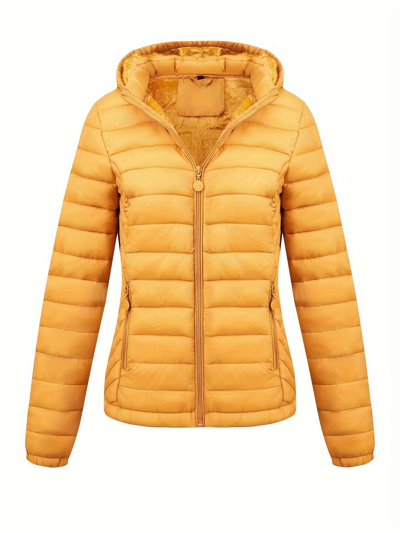 Wikran | Manteau bouffant à capuche zippé pour femme