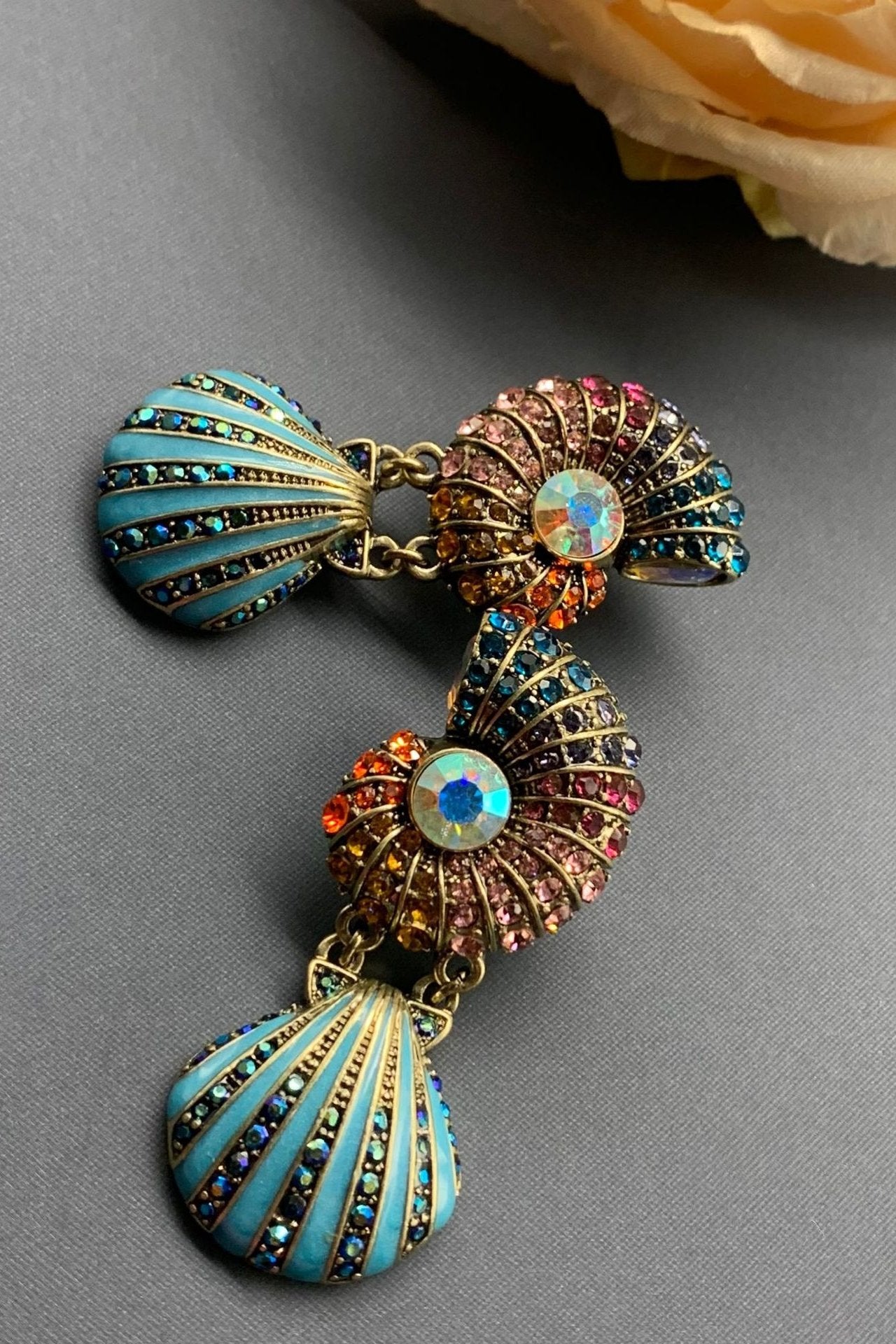 Boucles d'oreilles coquillage Amalia Flicker