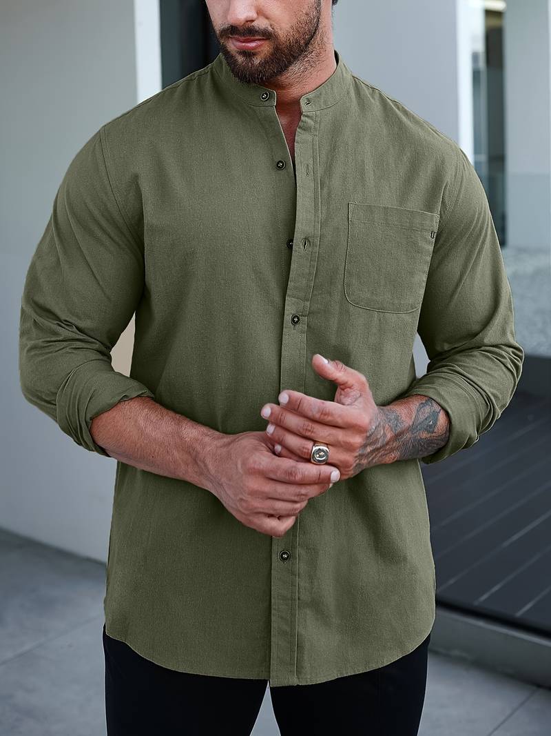 Anthony – chemise boutonnée décontractée pour homme
