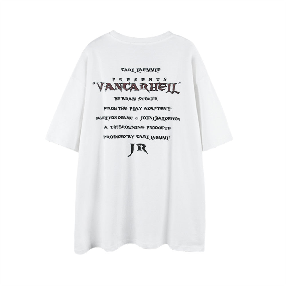 "Angel Statue" - Oversize T-Shirt mit Print