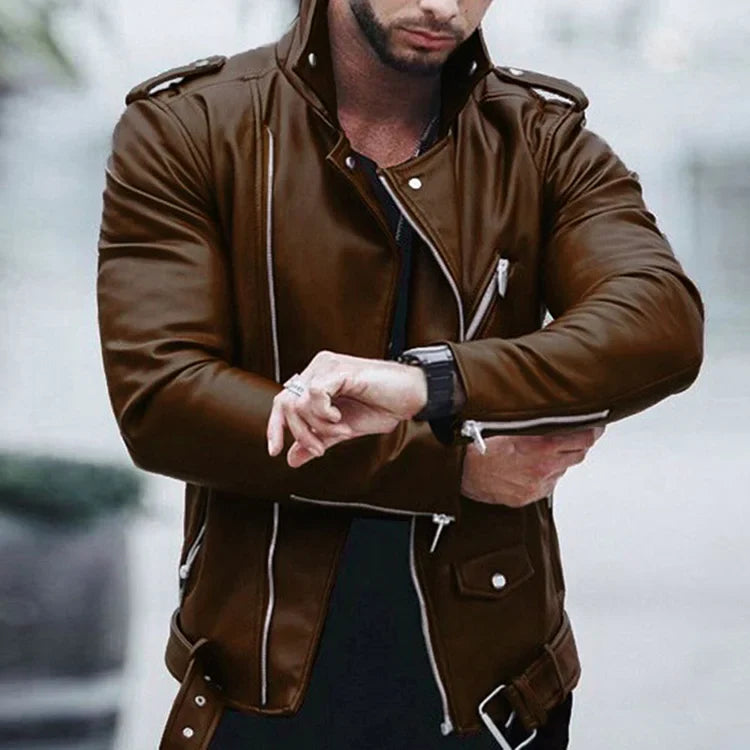 Gero - lederjacke für den frühling