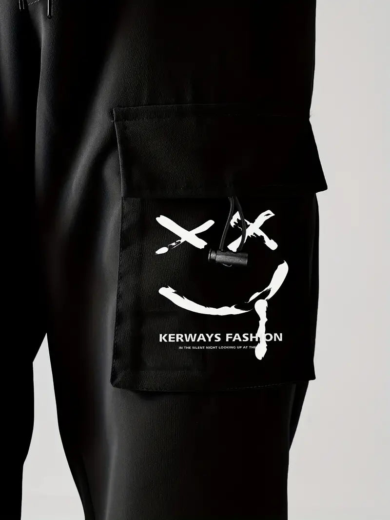 John – Pantalon cargo à cordon pour homme
