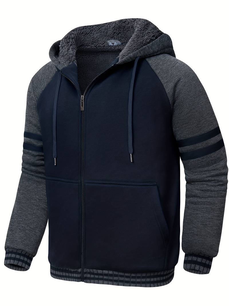 Jason – flauschige jacke mit kapuze